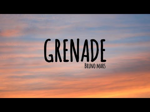 Grenade - Bruno Mars[lyrics]