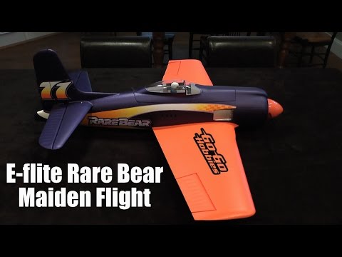 E-flite Rare Bear - Maiden Flight - UCvrwZrKFfn3fxbkpiSIW4UQ