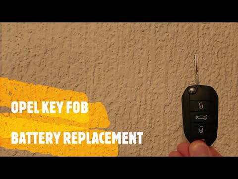 How to replace the remote control battery of the Opel Grandland ...