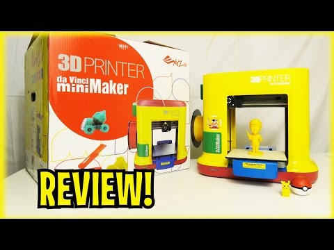 Unboxing da Vinci MINIMAKER 3D PRINTER by XYZ printing - FULL REVIEW - - UCkV78IABdS4zD1eVgUpCmaw