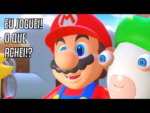 MARIO + RABBIDS KINGDOM BATTLE - EU JOGUEI!!! (Gameplay Exclusivo Nintendo Switch) - UCWKtHaeXVzUscYGcm0hEunw