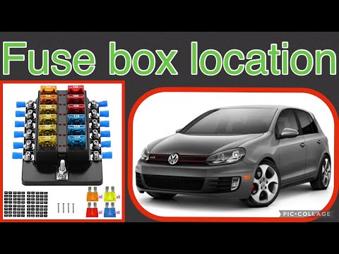 Diagram And Positioning Of Fuses For The Volkswagen Golf 2.0 Tsi 