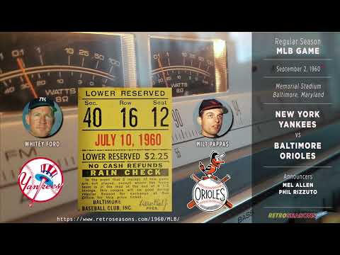 New York Yankees  vs Baltimore Orioles - Radio Broadcast video clip