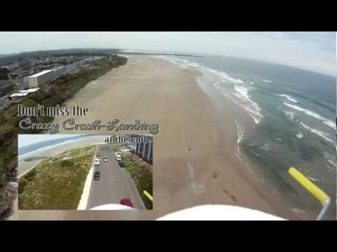 GoPro FPV Buzzing Newport Beach Oregon with Skywalker - funny crash landing - UCbBx6rf_MzVv3-KUDOnJPhQ