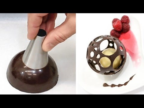 Chocolate Spheres Chocolate Technique HACK  Make At Home by CakesStepbyStep - UCjA7GKp_yxbtw896DCpLHmQ
