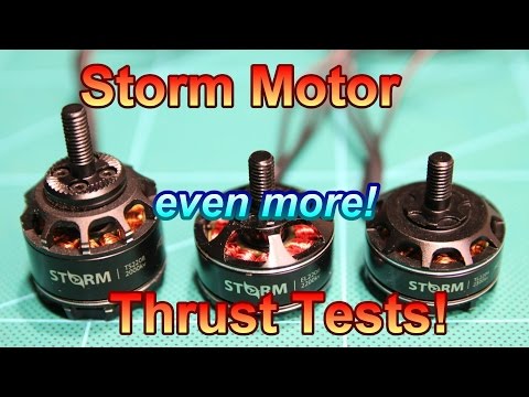 Storm Brushless Motors by Flyingfolk: Even more Thrust Tests! - UCqY0jY6oEM3hqf2TGScd16w