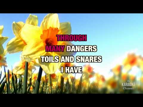 Amazing Grace in the Style of "Traditional" karaoke video with lyrics (no lead vocal) - UCYi9TC1HC_U2kaRAK6I4FSQ