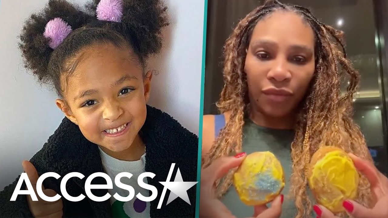 Serena Williams’ Daughter Olympia Bakes Her Cookies In Cute Video