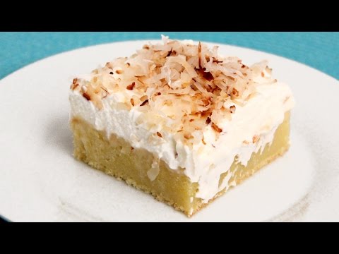 Coconut Tres Leches Cake Recipe - Laura Vitale - Laura in the Kitchen Episode 888 - UCNbngWUqL2eqRw12yAwcICg