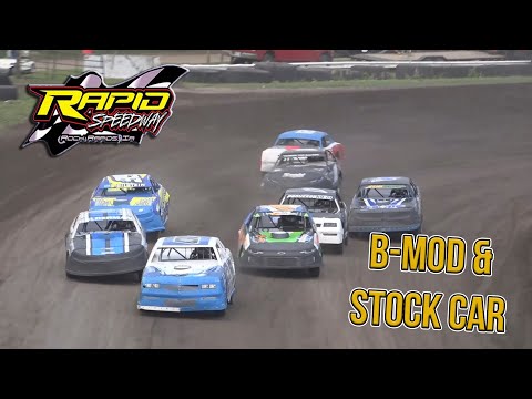 Stock Car &amp; B-Modified | Rapid Speedway | 6-3-2022 - dirt track racing video image