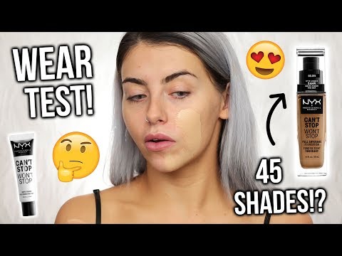 TESTING NYX CAN'T STOP WON'T STOP FOUNDATION! FIRST IMPRESSIONS + WEAR TEST! - UCeOYFSJpQT27y3V6faZNC2g