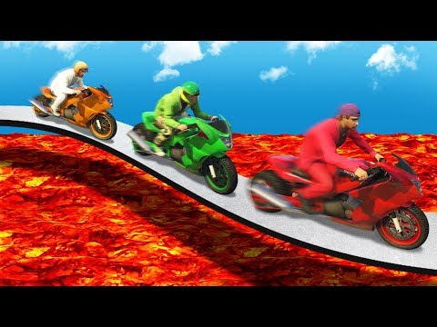 EXTREME LAVA TIGHTROPE BATTLE! (GTA 5 Funny Moments) - UC0DZmkupLYwc0yDsfocLh0A