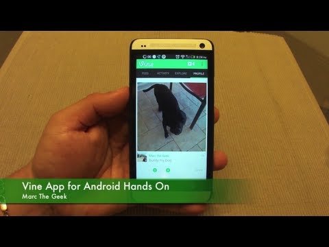 Vine App for Android Hands On - UCbFOdwZujd9QCqNwiGrc8nQ