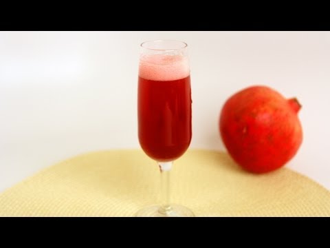 Pomegranate Bubbly New Year's Drink! - Laura Vitale - Laura in the Kitchen Episode 518 - UCNbngWUqL2eqRw12yAwcICg