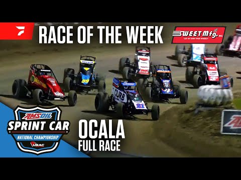 FULL RACE: USAC Winter Dirt Games Friday at Ocala Speedway | Sweet Mfg Race Of The Week - dirt track racing video image