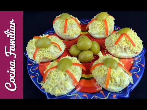 Receta de huevos rellenos con marisco y con truco. Recetas caseras paso a paso de Javier Romero - UCXMrqL3QHKQP6Q-iObZjrXA