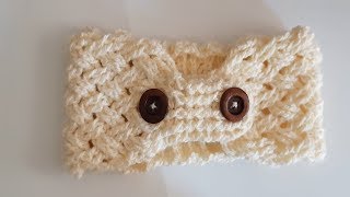 Banda - diadema a crochet - tejido a Ganchillo - tutorial paso a paso