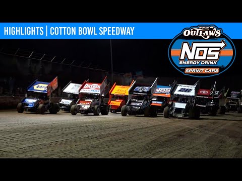World of Outlaws NOS Energy Drink Sprint Cars at Cotton Bowl Speedway, March 4, 2022 | HIGHLIGHTS - dirt track racing video image