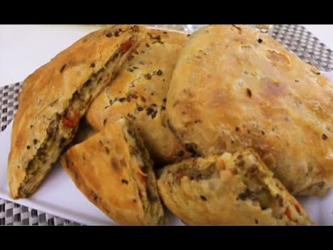 مسمن معمر بالكفتة والخضار في الفرن الشيف نادية | recette msemen farci au four - UCb34vKlc-884MuwTrg_q7Zw