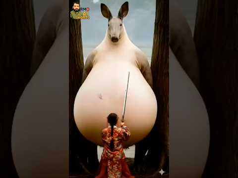 rescue giant orangutan from elephant #animals #shorts #funny