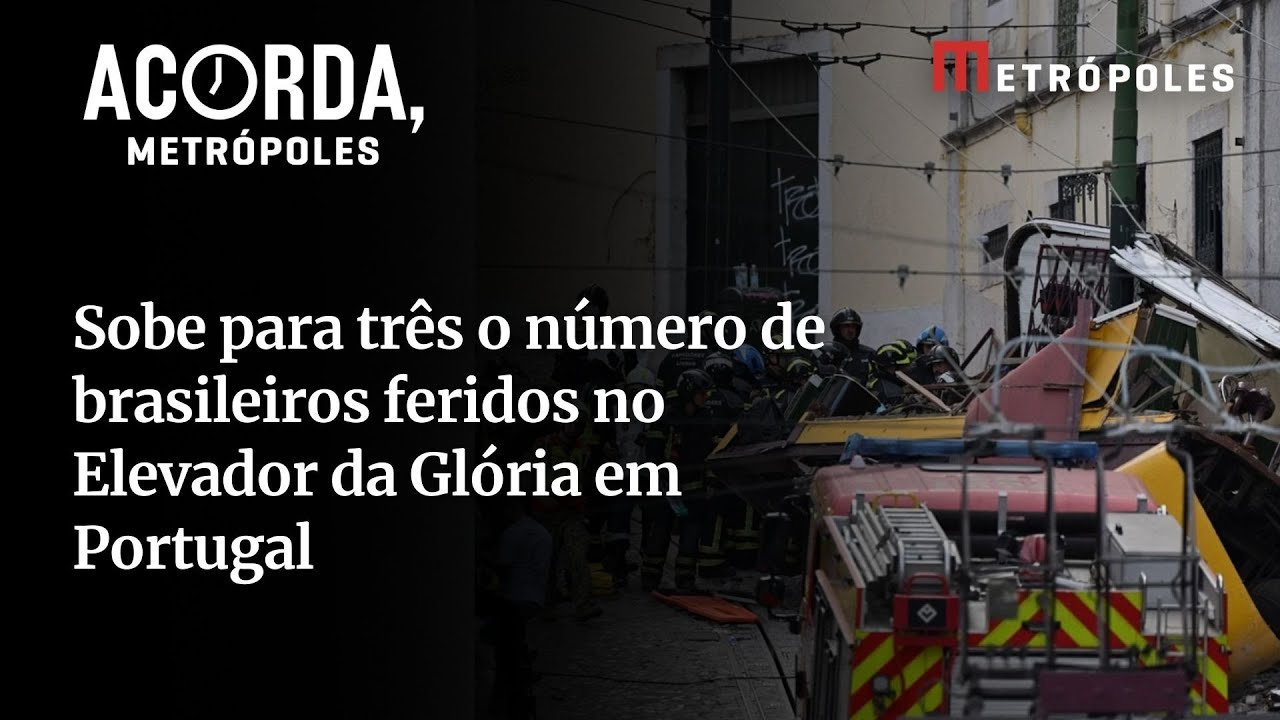 Sobe para três o número de brasileiros feridos no Elevador da Glória em Portugal