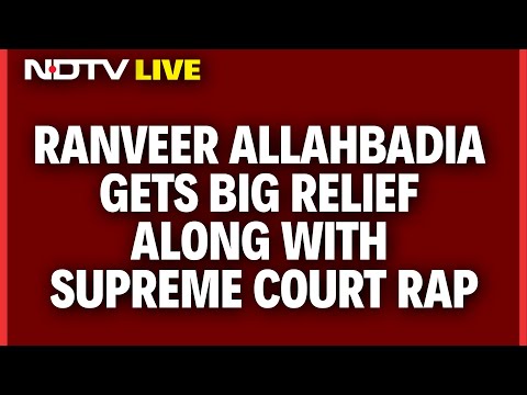 Ranveer Allahbadia | YouTuber Ranveer Allahbadia Gets Big Relief Along With Supreme Court Rap | LIVE