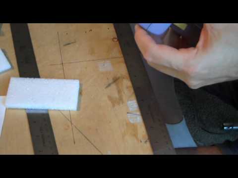 how to cut a 45 using a Hand held hot wire cutting tool - UCtw-AVI0_PsFqFDtWwIrrPA