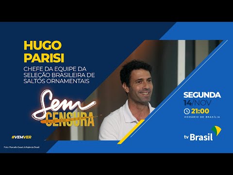 Sem Censura recebe o atleta de Saltos Ornamentais Hugo Parasi