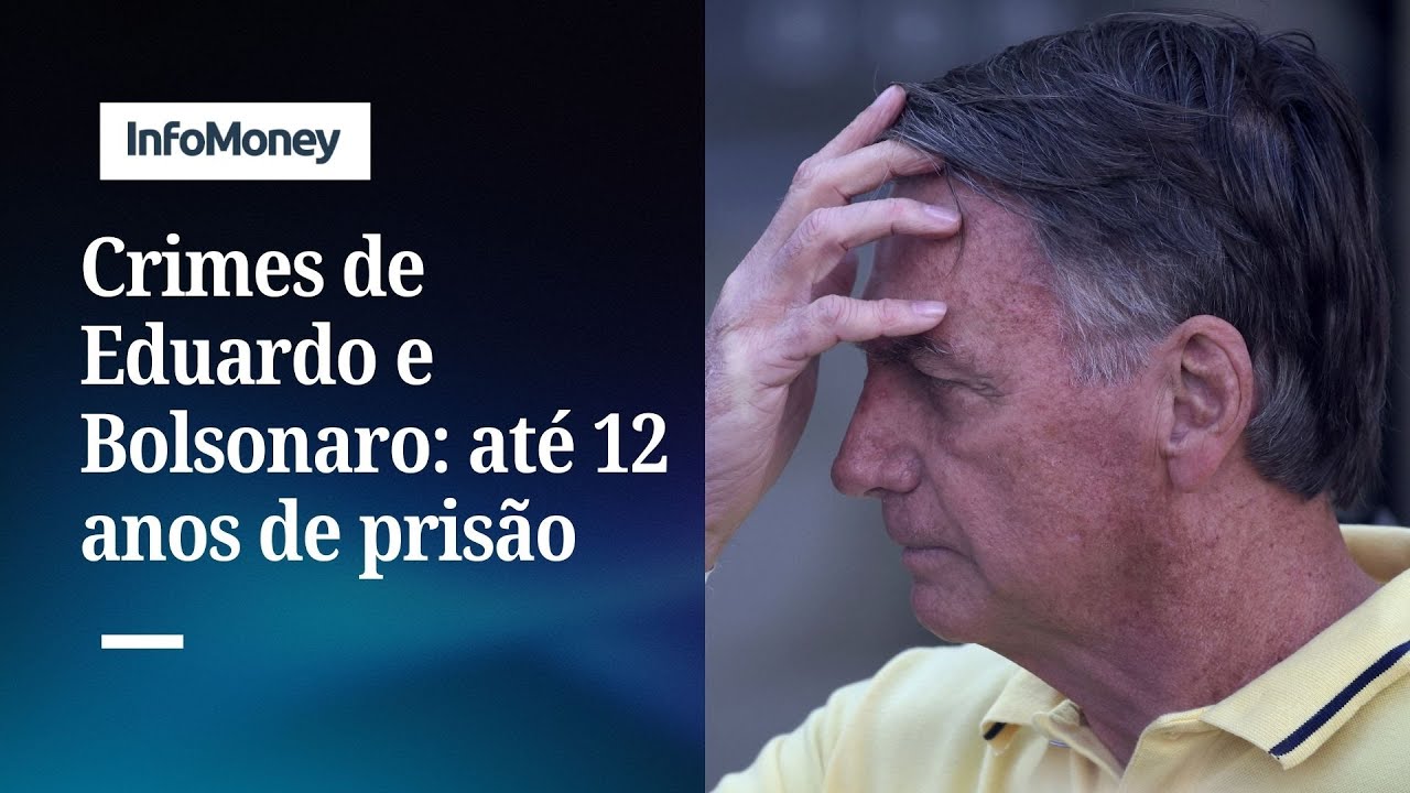 Crimes de Bolsonaro e Eduardo podem ter até 12 anos de prisão | InfoMoney News