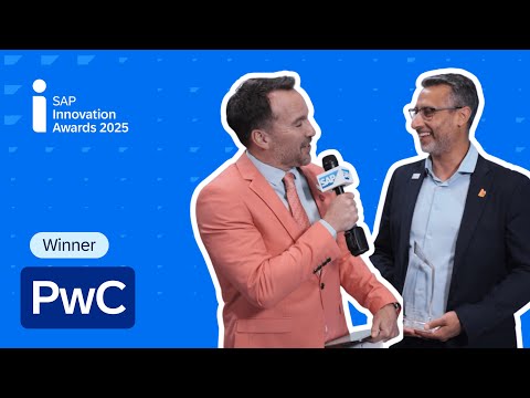 PwC is a Winner at the SAP Innovation Awards 2025 for Driving Business Outcomes with Technology