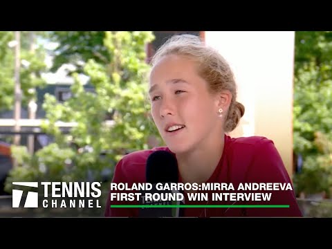 Mirra Andreeva Reacts to Her Magical Grand Slam Debut | 2023 Roland Garros First Round Interview