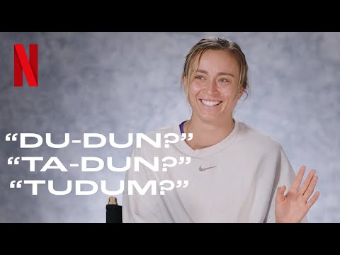 BREAK POINT WTA stars try to recreate the Netflix sound from memory 🎵