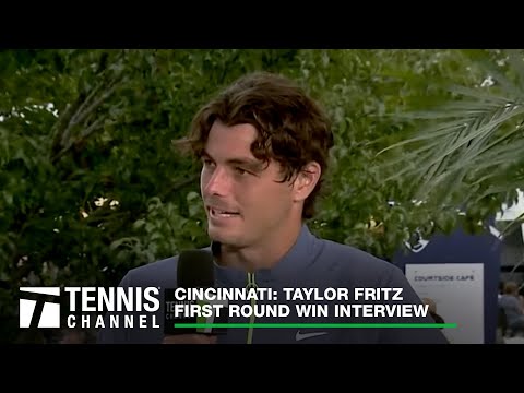 Taylor Fritz sits down with Tennis Channel after his first round win | 2023 Cincinnati