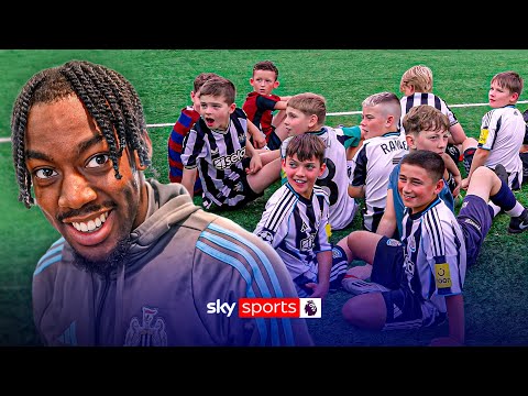 Anthony Elanga SURPRISES young Newcastle fans and rates their goal celebrations!'