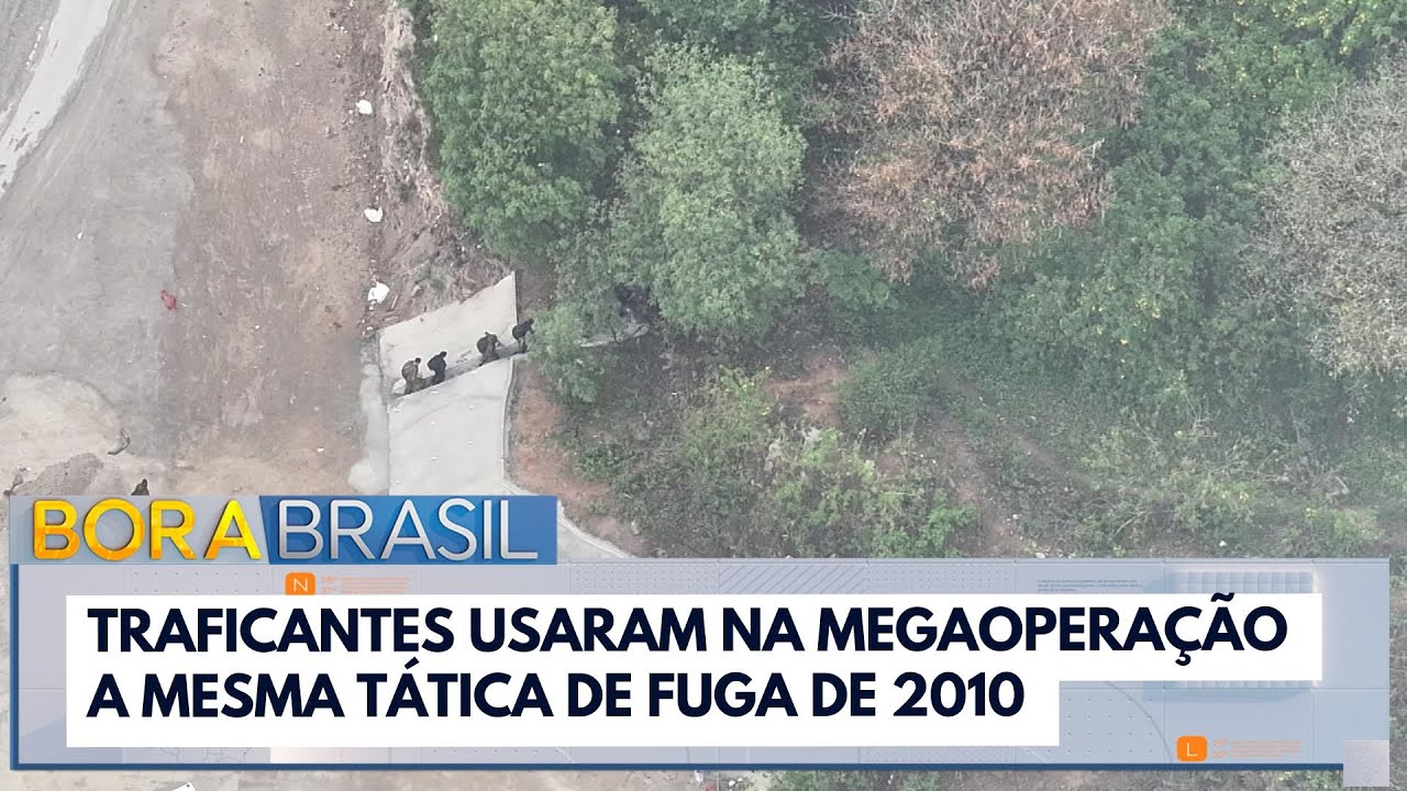 Traficantes usaram na megaoperação a mesma tática de fuga de 2010