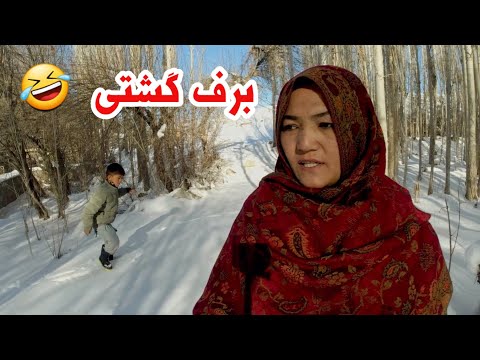 🌨️ در دل برف | برف‌گشتی و لحظه‌های ناب زمستان  🌧❄️Sunny day after snow
