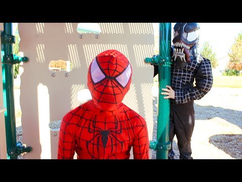 Spider-Man Saves Elias From Venom | Beaherokids