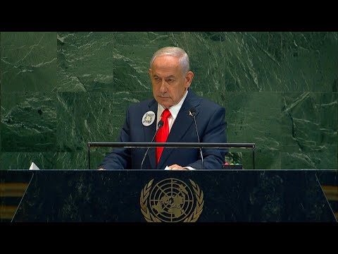 Netanyahu in UN address denies Gaza 'genocide', says warning civilians | AFP