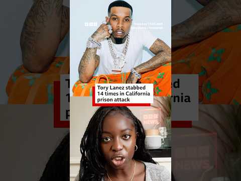 Rapper Tory Lanez was stabbed 14 times in a California prison. #ToryLanez #USA #BBCNews