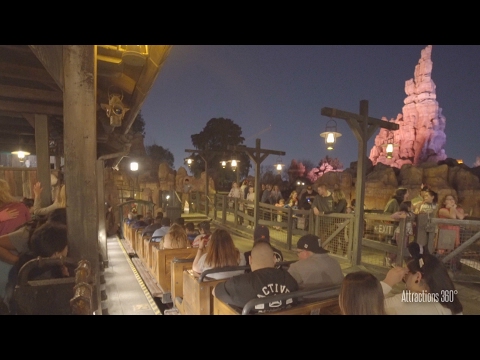 [4K] Big Thunder Mountain Coaster Ride at Night - Disneyland - UCbDGvfJHf0r_WjS9voB8POA