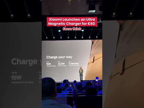 Xiaomi Launches Ultra Magnetic Charger #mwc2026 #xiaomi