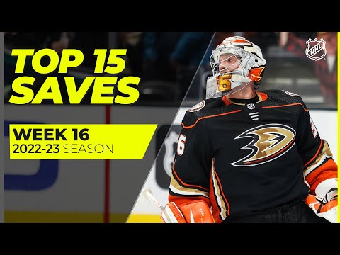 The Best Saves from Week 16 | Gibson, Varlamov, Vanecek | 2022-23 NHL Season