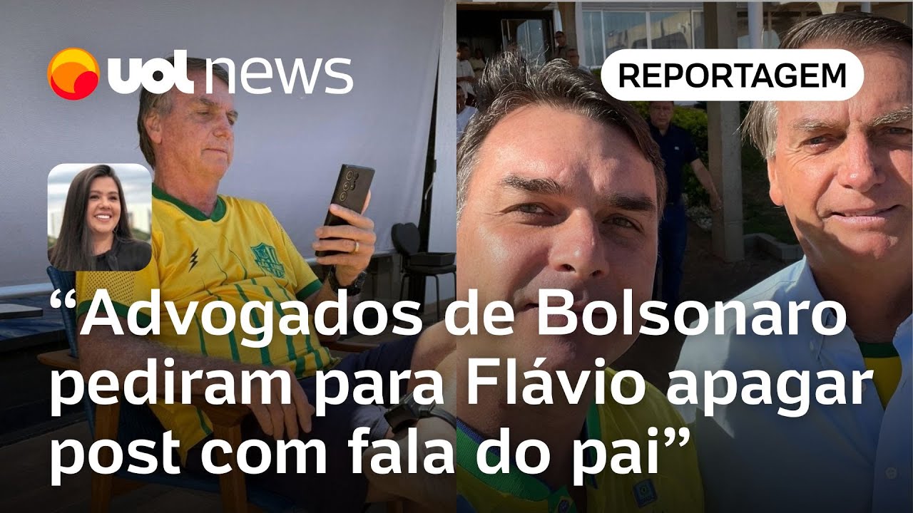 Moraes usa post de Flávio com fala de Bolsonaro como argumento em decreto de prisão domiciliar