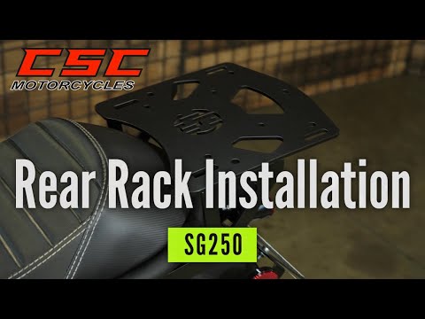 How to Install the SG250 Rear Rack