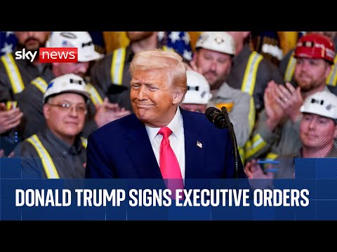 Donald Trump signs executive orders
