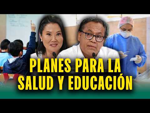 Esto es lo que proponen Fujimori y Sánchez para mejorar la salud y educación en el Perú