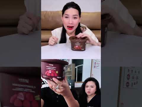 [Reaction] Hà Linh Review Socola Nama - Cực Ngon Nha #Shorts #Tienbeu #Hiuling #Hai #funny