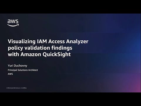How to visualize IAM Access Analyzer findings with Amazon Quicksight | Amazon Web Services
