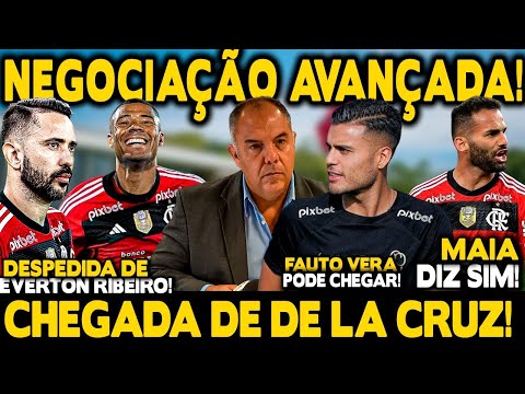 NEGOCIAÇÃO AVANÇADA ENTRE FLAMENGO E CORINTHIANS! DESPEDIDA DE E. RIBEIRO! CHEGADA DE DE LA CRUZ!