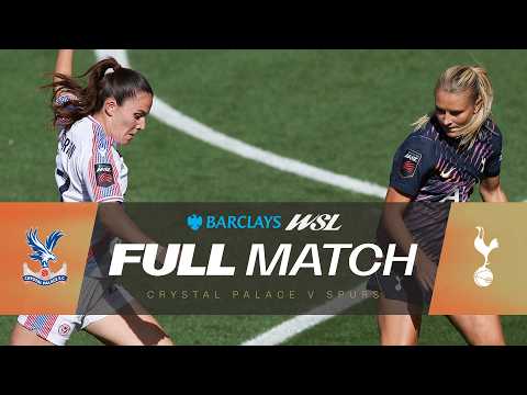 LIVE: Crystal Palace v Tottenham Hotspur | Barclays WSL 26/27